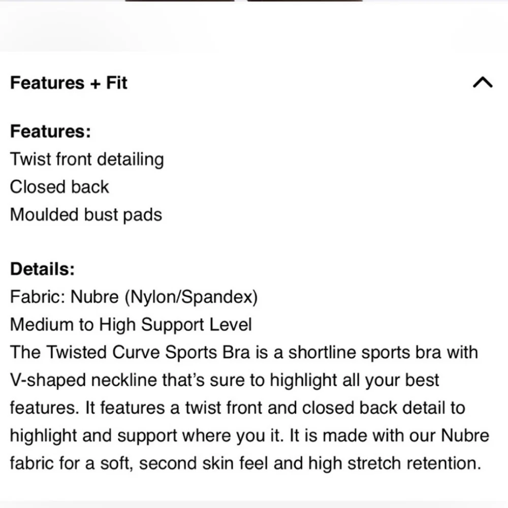 💕NWT Buffbunny Sports Bra-Cold Brew XXXL - Picture 4 of 8